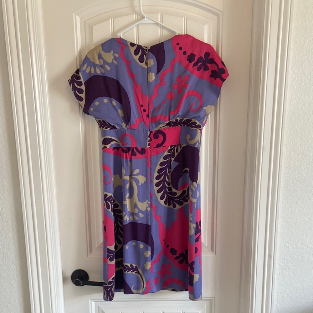 Boden Pink and Purple Dolman Sleeve Sundress - Picture 3 of 5